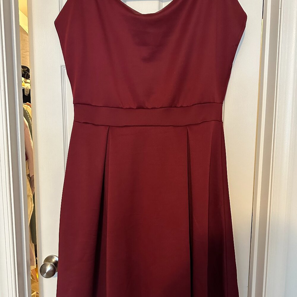 Boohoo Plus Off The Shoulder Wrap Midi Dress 22 - Picture 3 of 8